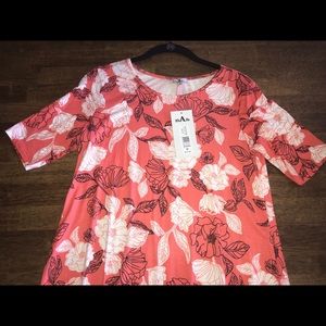 Flower Patch Dress in Coral Vive Size Medium